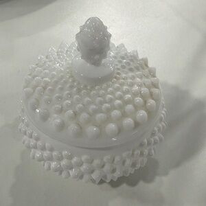 Vintage Westmoreland Hobnail Milk Glass dish